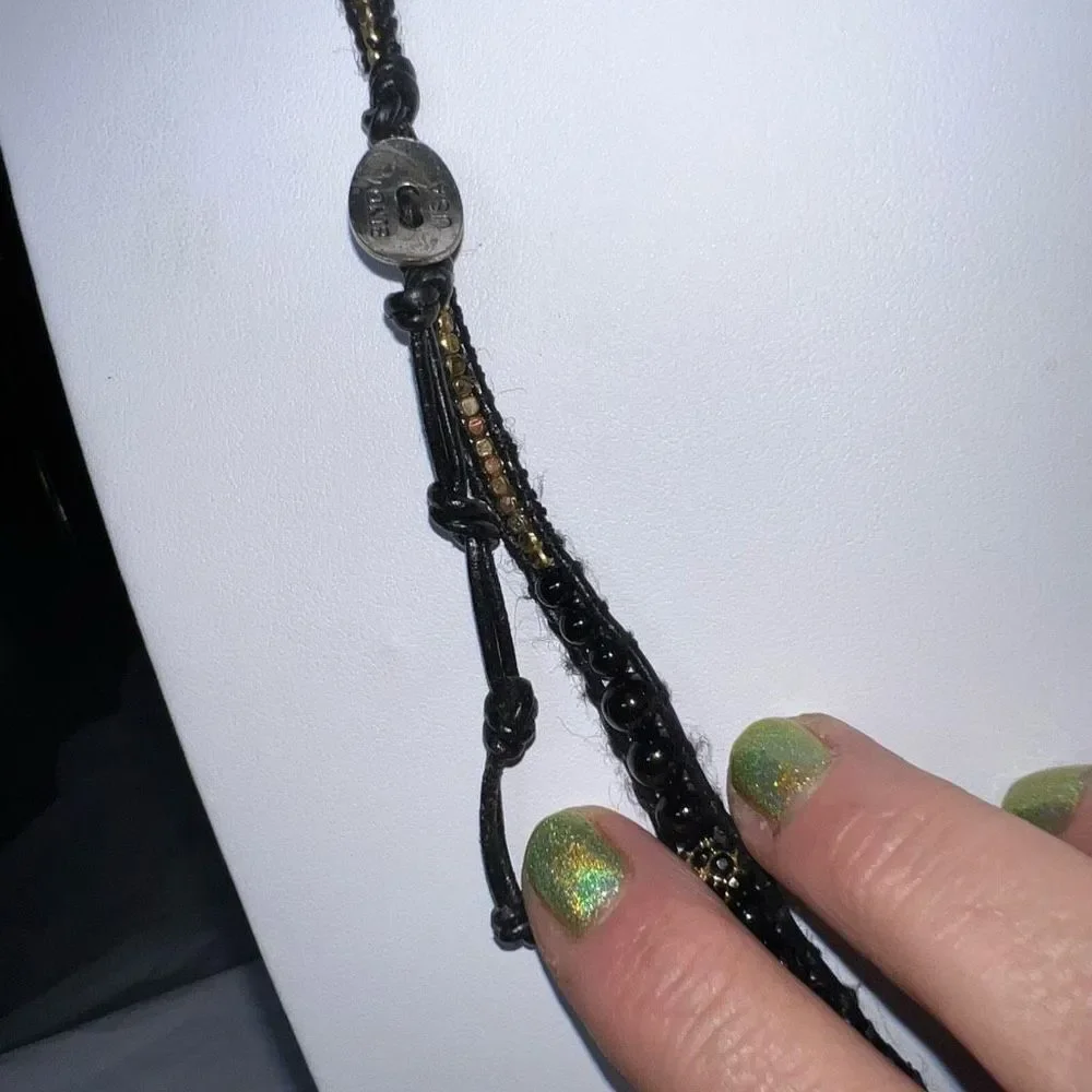 Bindy USA Corded Beaded Wrap Bracelet